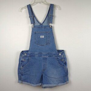 Levi's Shortalls Women's Plus 18W Denim Bib Overalls Cowgirl Festival Country